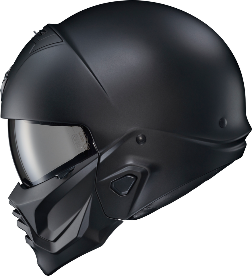 New Scorpion Exo Covert 2 Open Face Matte Black Motorcycle Helmet DOT SIZE M USED CO: 454904O