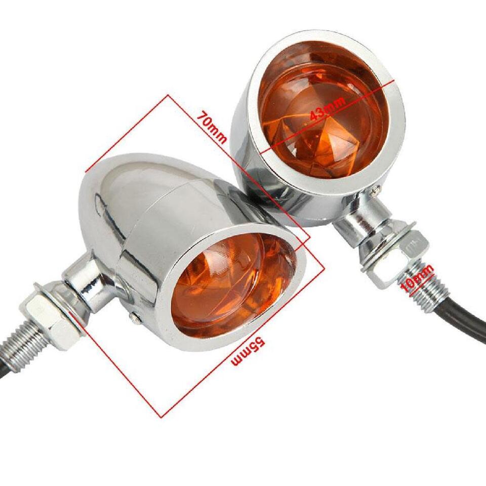 2pcs Motorcycle LED Turn Signal Lights 3019 CO : 454900