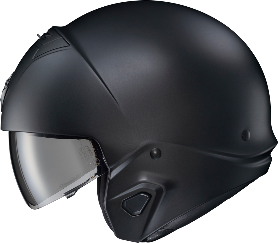 New Scorpion Exo Covert 2 Open Face Matte Black Motorcycle Helmet DOT SIZE M USED CO: 454904O