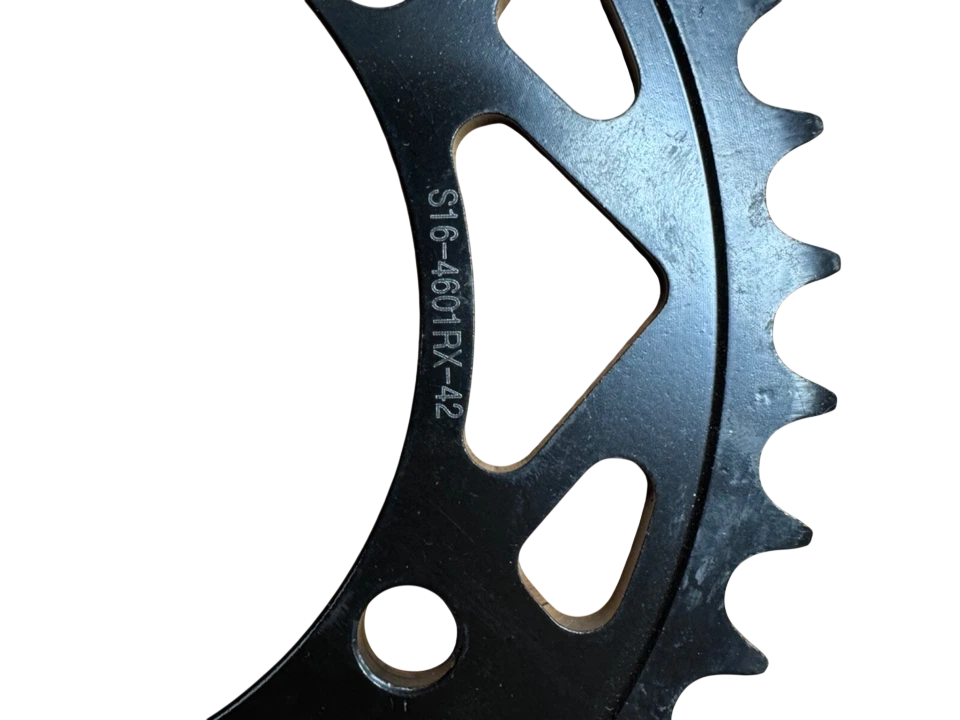 Genuine BMW S1000 M1000 R RR (42 Tooth) Rear wheel chain sprocket - used 2020 to 2025 CO : 456530