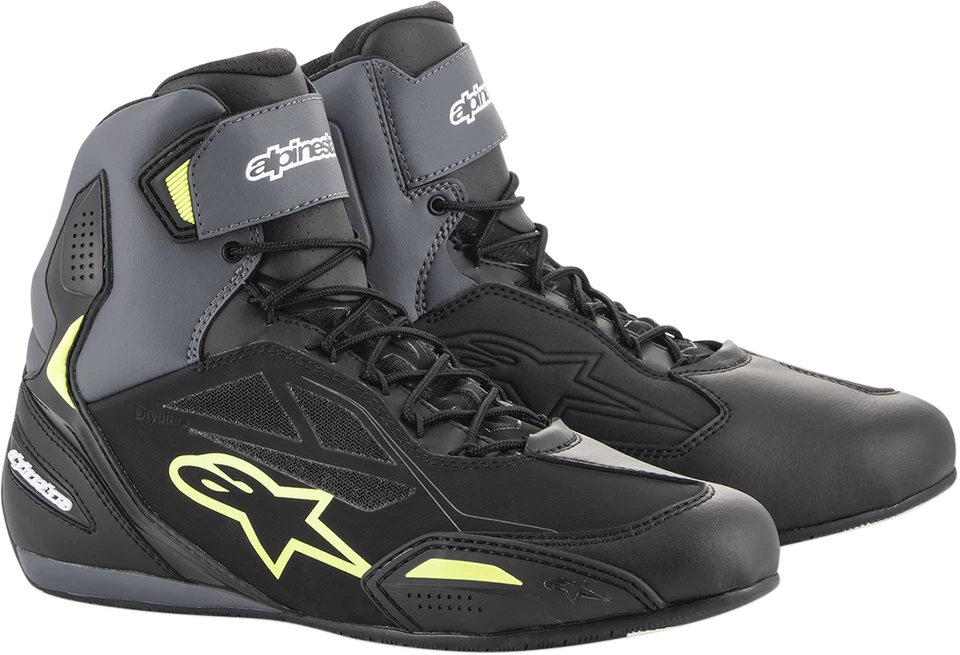ALPINESTARS Faster-3 Drystar® Shoes - Black/Gray/Yellow - US 8 CO: 239