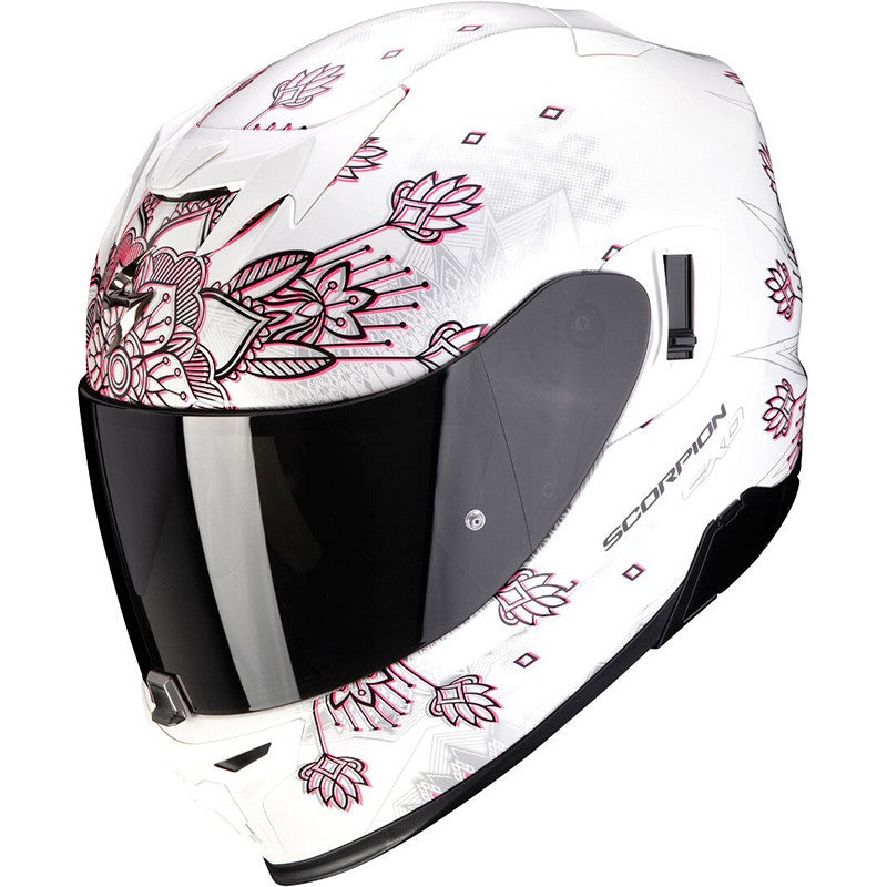 Scorpion Exo-520 Air Tina PEARL WHITE - SILVER-SIZE M CO : 455656