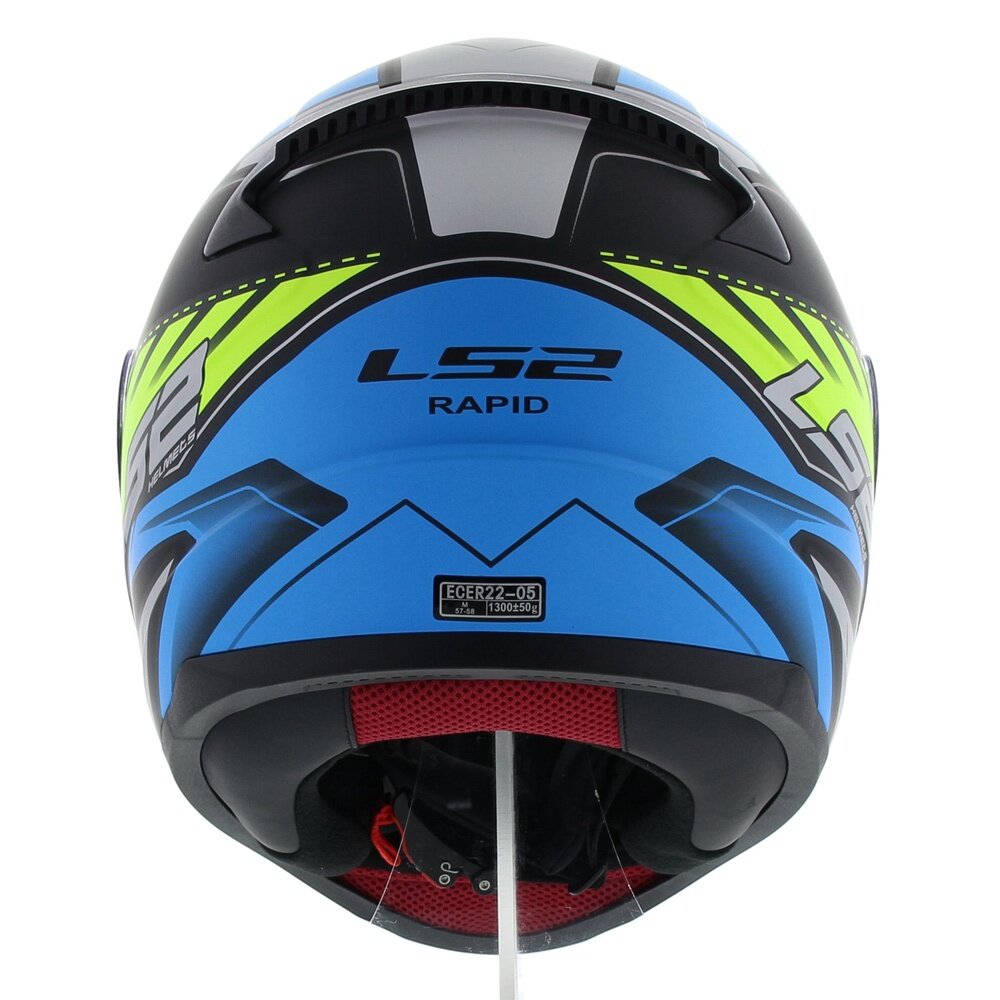Ls2 FF353 Rapid Gale Matt Black Blue Yellow co : 31609