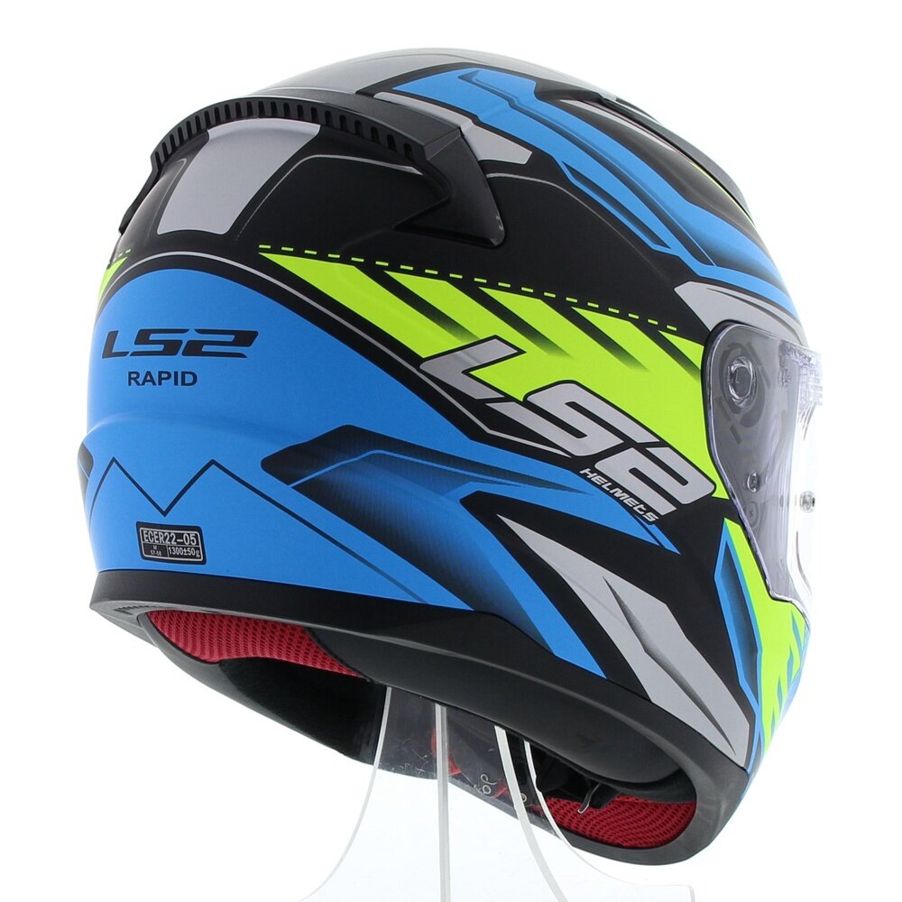 Ls2 FF353 Rapid Gale Matt Black Blue Yellow co : 31609