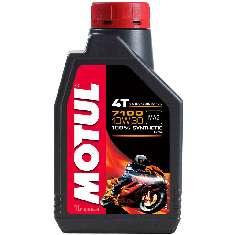 MOTUL 7100 4T FOUR- STROKE ENGINE OIL , 10W30-4 LITER CO: 32397