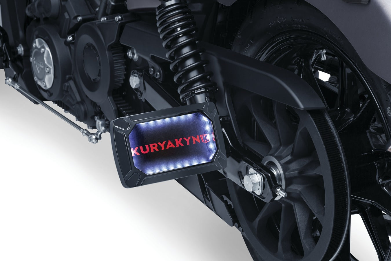 KURYAKYN Nova Curved Side Mount License Plate Holder co :454366