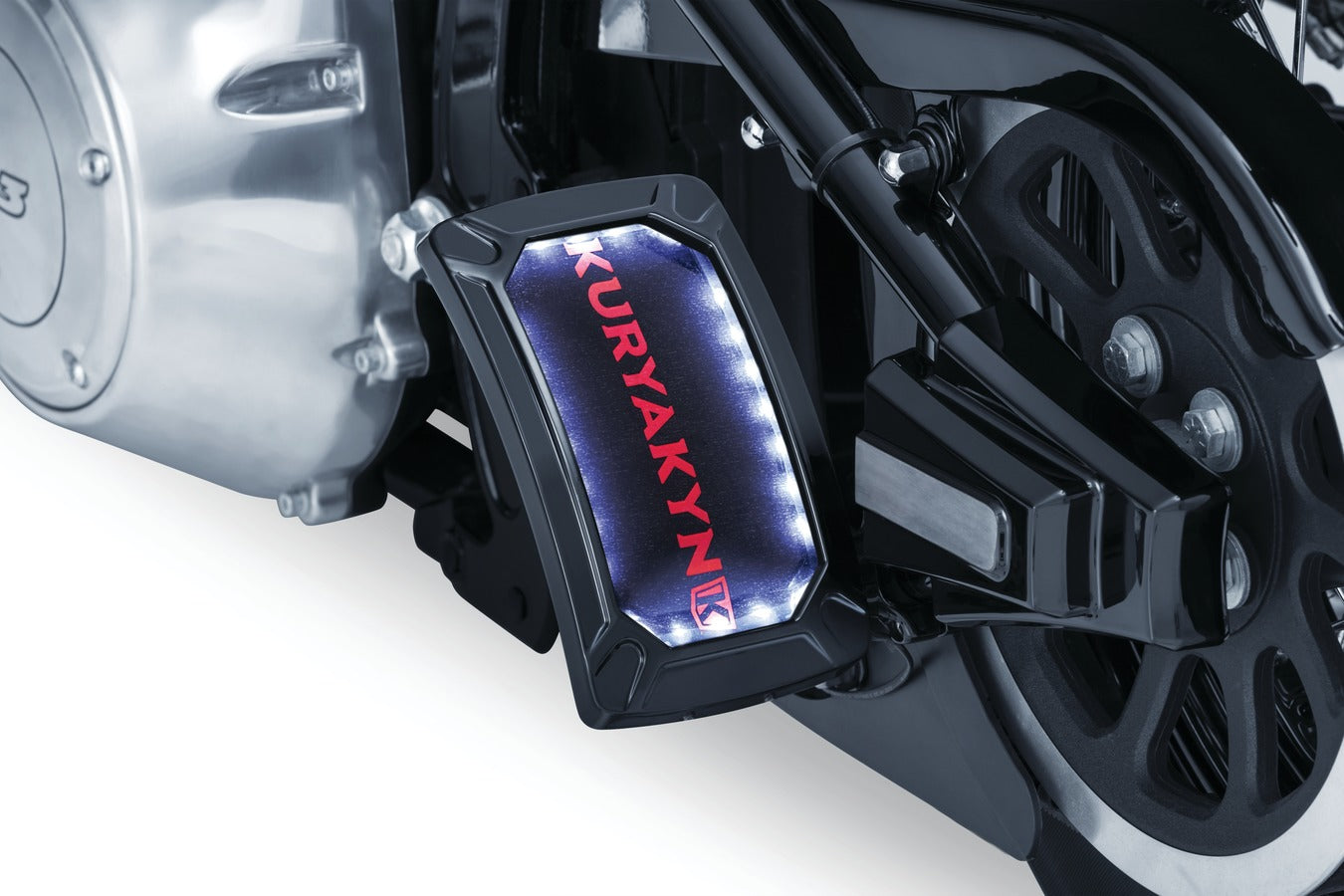 KURYAKYN Nova Curved Side Mount License Plate Holder co :454366