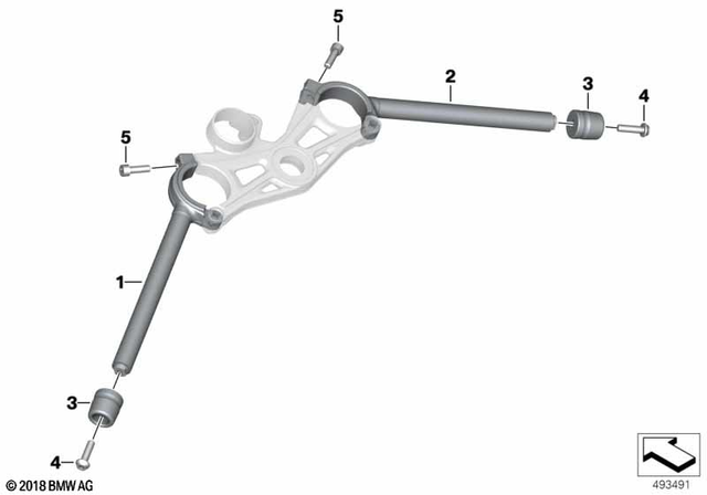 Handlebar Vibration Absorber - BMW- (32718414906) one side CO: 454254