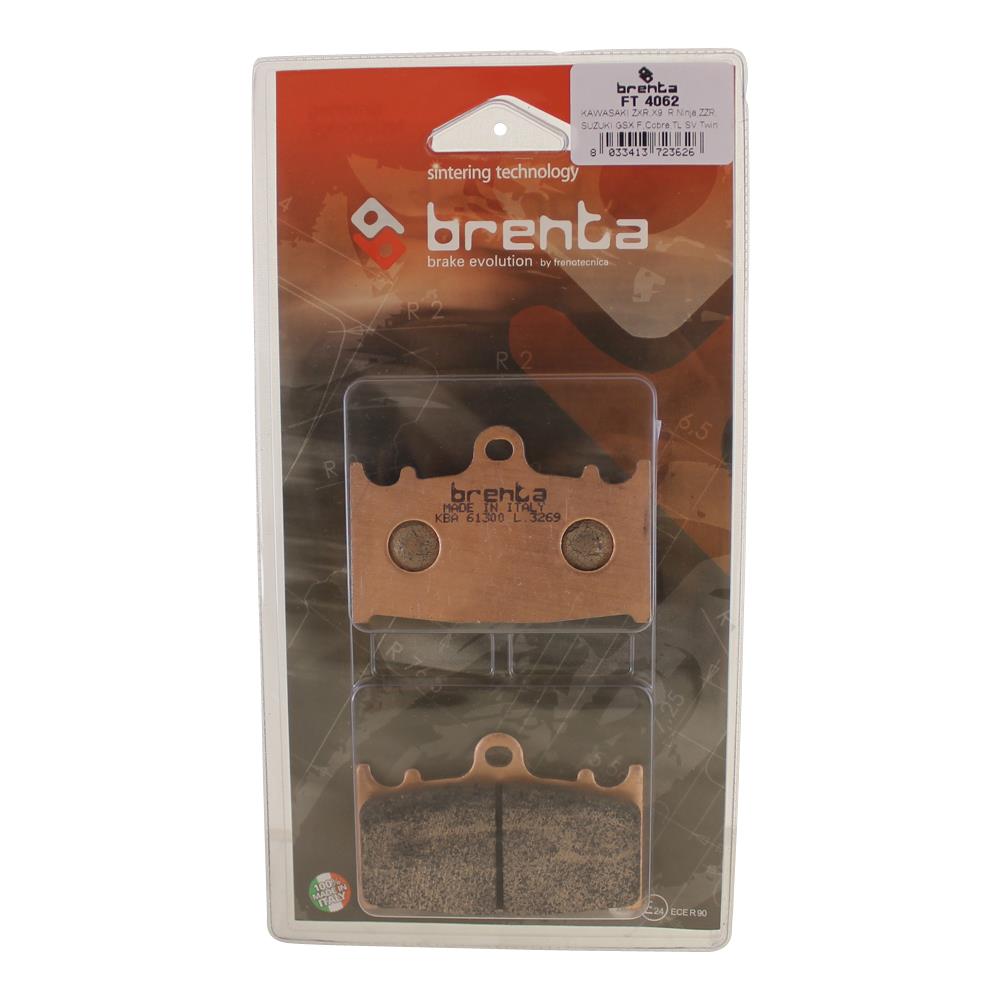 BRENTA BRAKE PADS 4062, SINTERED METAL FOR BERINGER 4-PISTON CALIPERS CO: 32160