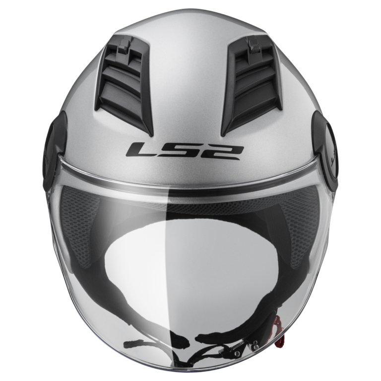 LS2 AIRFLOW HALF FACE SELVER CO: 454019