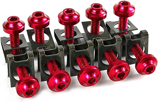 MOTORCYCLE FIBER SCREW KIT CO: 32229