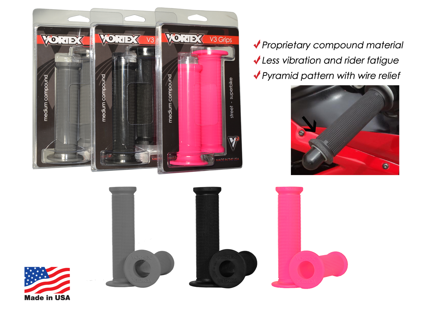 VORTEX V3 GRIPS co : 454351