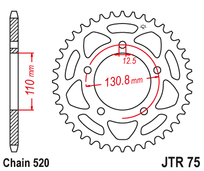 JT Sprockets Rear & Front BMW S1000rr 2009+ CO : 454401