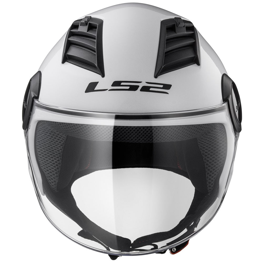 lS2 AIR FLOW HALF FACE GLOSS WHITE CO: 454019