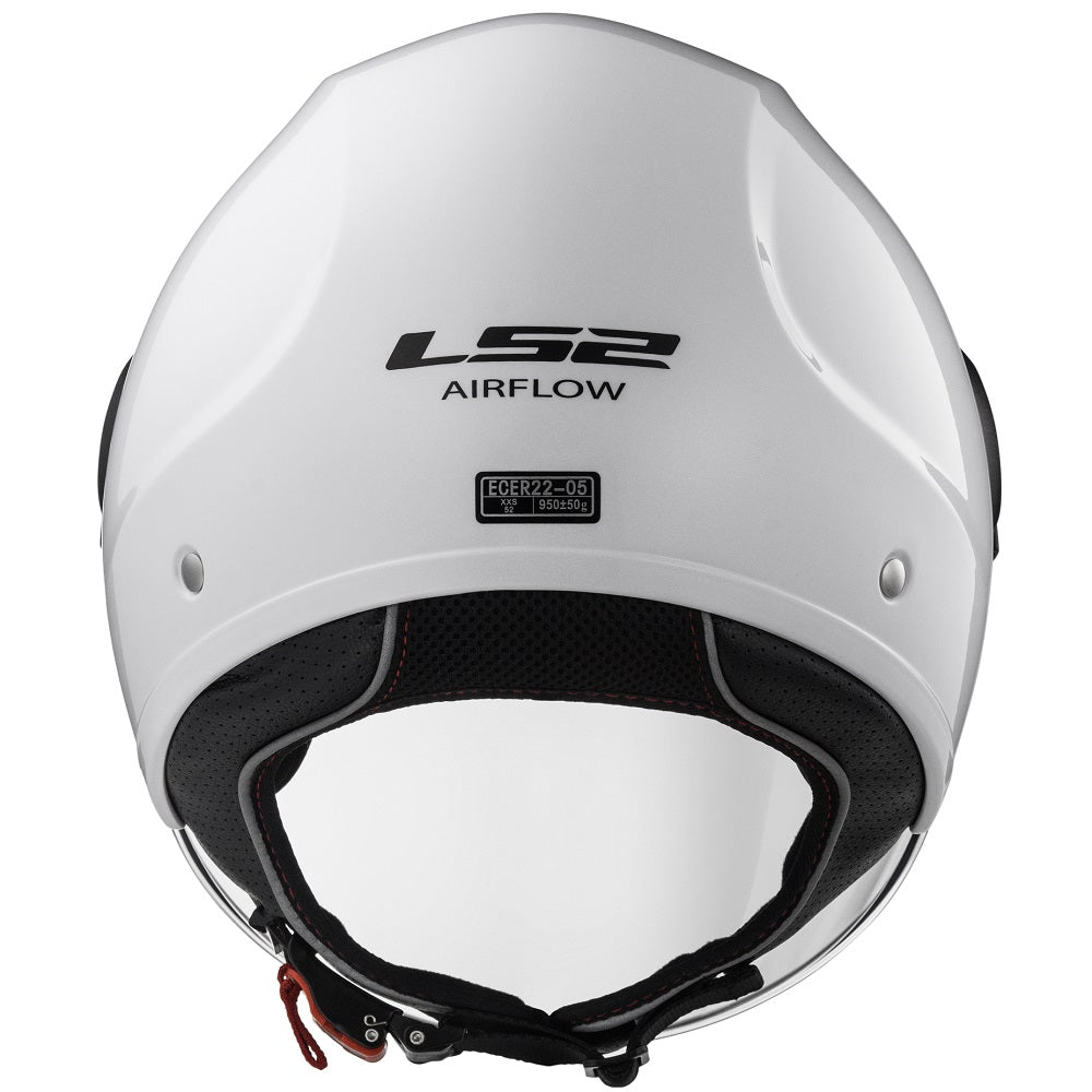 lS2 AIR FLOW HALF FACE GLOSS WHITE CO: 454019