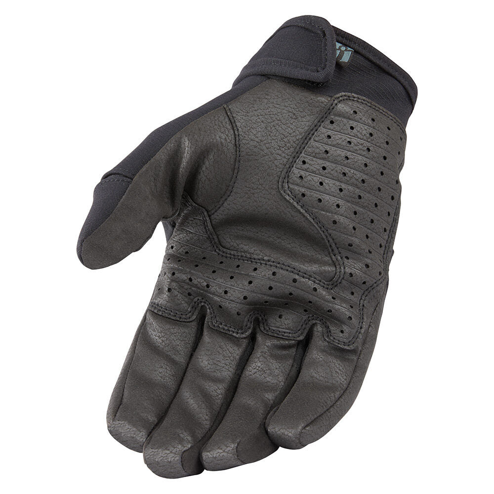 ICON STORMHAWK - BLACK SAFETY GLOVES SIZE-S CO : 2510088