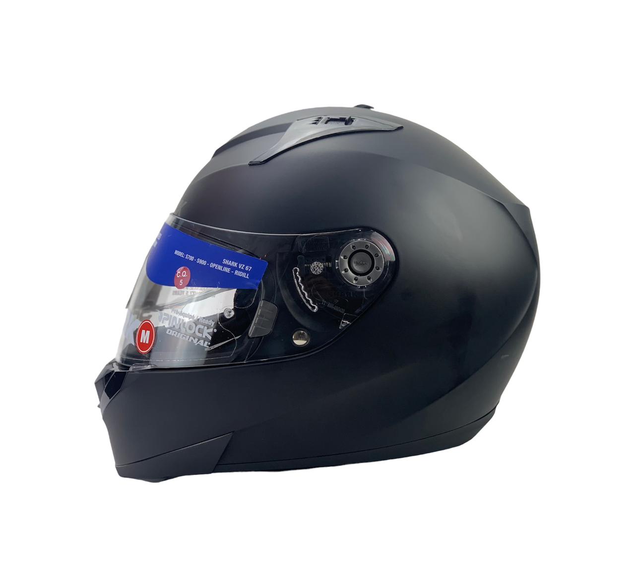 SHARK RIDILL Blank Matt Helmet Black Matt CO: 32373