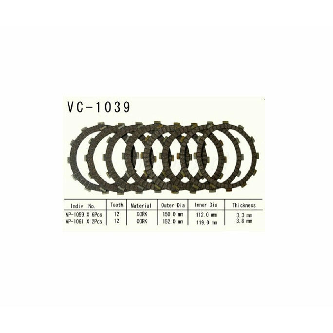VESRAH CLUTCH SET VC1039 CO: 32143