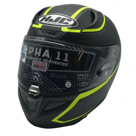 Motorcycle Helmet Integral P. I. M. Plus HJC RPHA 11 Jarban MC4HSF Black/Yellow co : 184