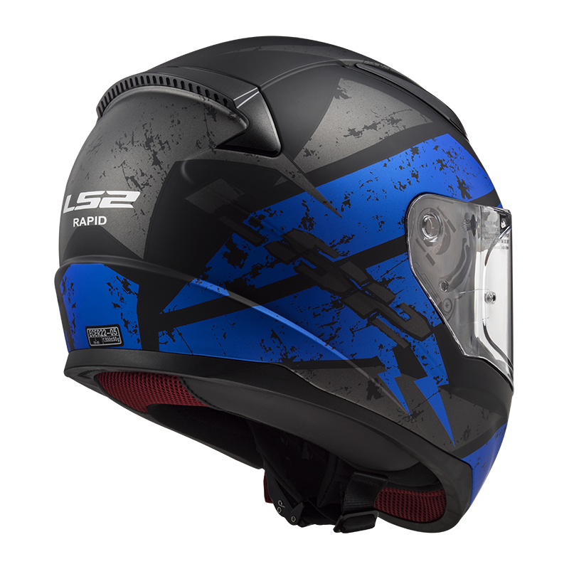 LS2 FULL FACE HELMET -353 RAPID DEADBOLT (MATT BLACK):CO31609