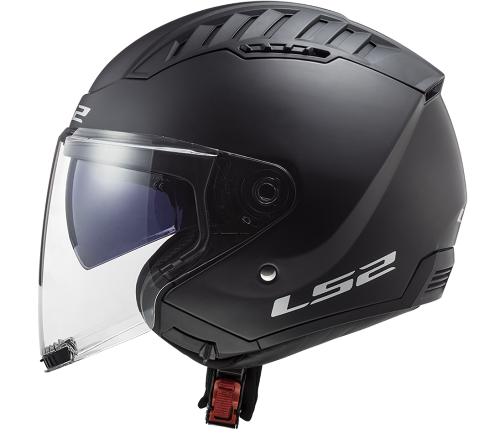 lS2 AIR FLOW HALF FACE GLOSS BLACK CO: 454019