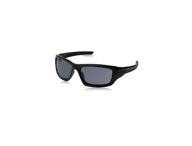 OAKLEY (USED)VALVE OO9236-06 BLACK MIRRORED POLARIZED SUNGLASSES 60-16-133 W co: 454376