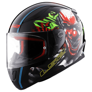 LS2 FF353 RAPID HAPPY DREAM BLACK ( 353-157) HELMET :CO 31609
