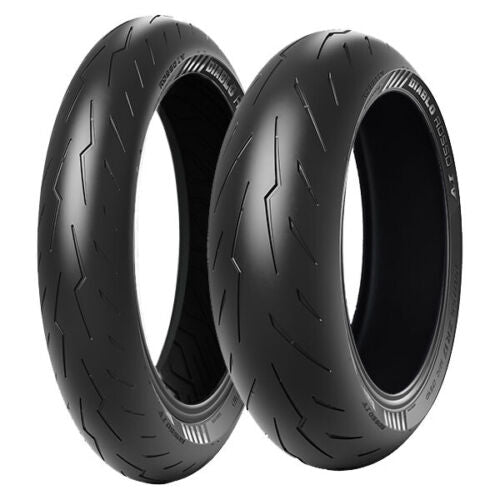 PIRELLI DIABLO ROSSO 4 REAR 190/50/17 with FRONT 120/70/17 co: 454389