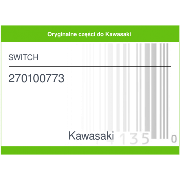 KAWASAKI SWITCH 270100773 CO: 32299