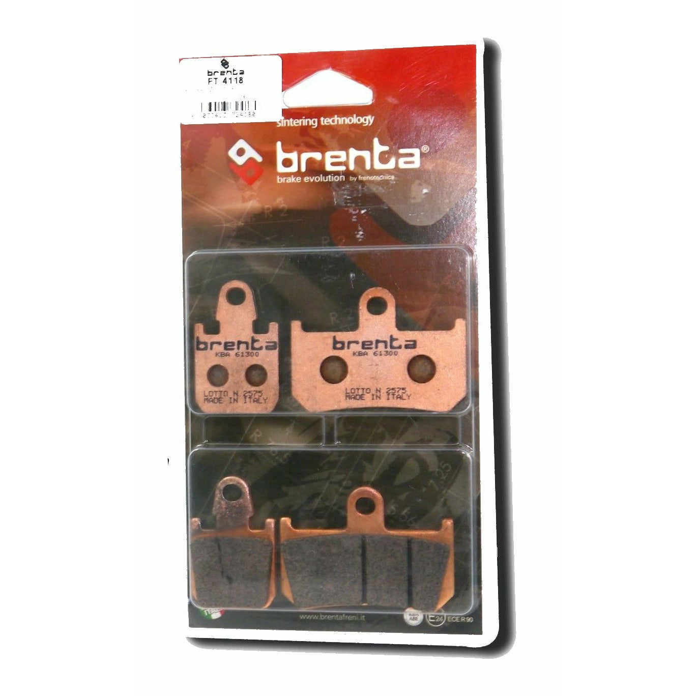 BRENTA FRONT BRAKE PADS 4118 CO: 32158