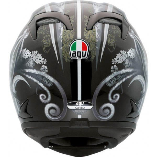 Agv Grid Multi Stigma full-face helmet black-gunmetal size L used co; 454668