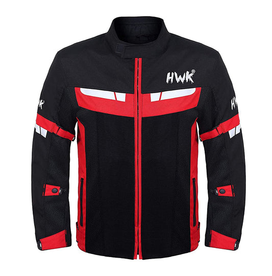 HWK Mesh Motorcycle Jacket - Red&Black CO: 2510146