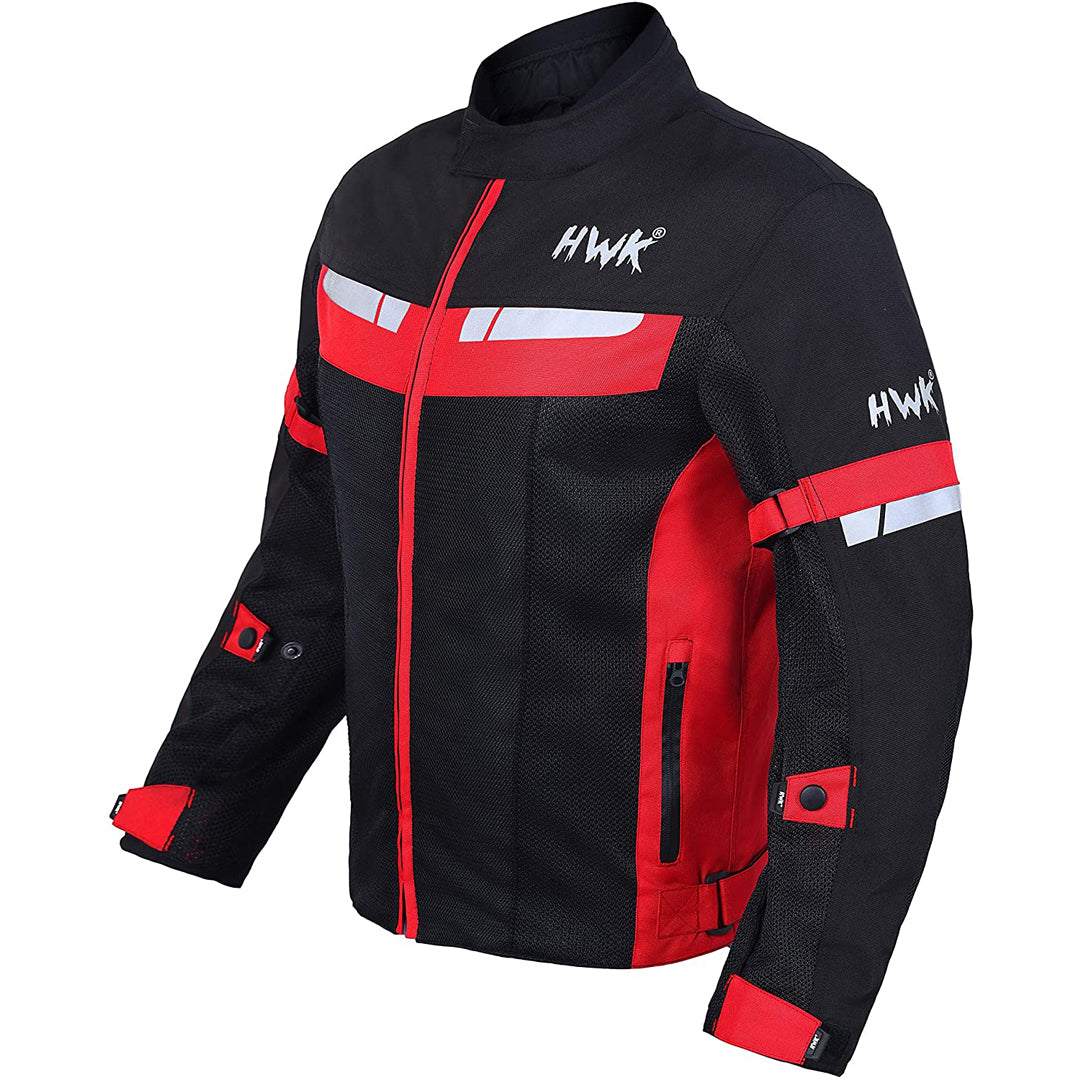 HWK Mesh Motorcycle Jacket - Red&Black CO: 2510146