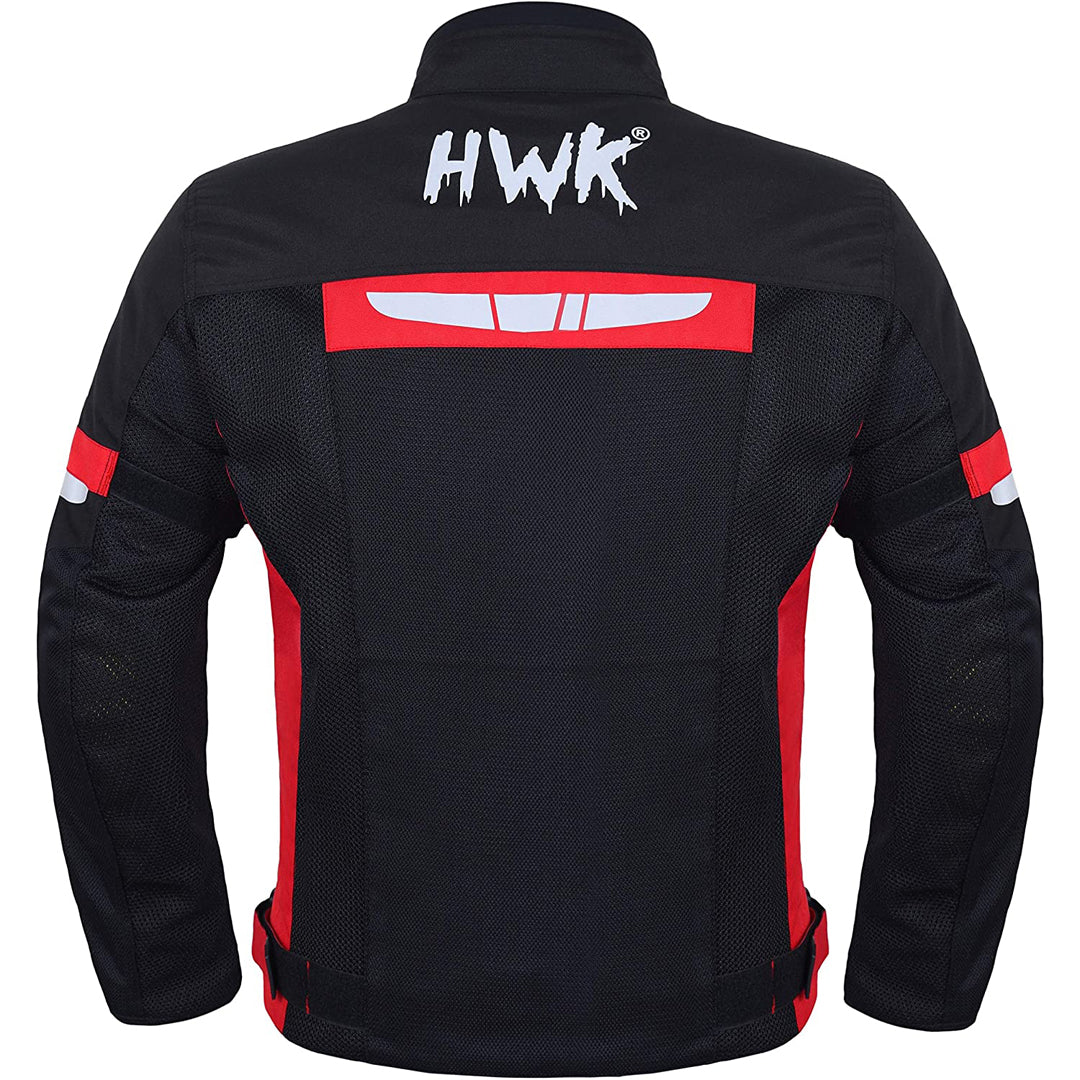 HWK Mesh Motorcycle Jacket - Red&Black CO: 2510146