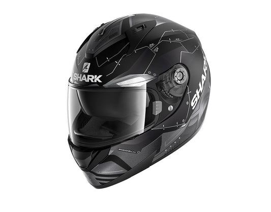 Shark Ridill Mecca Matte Black/Anthracite/Silver Helmet SIZE S CO: 32373