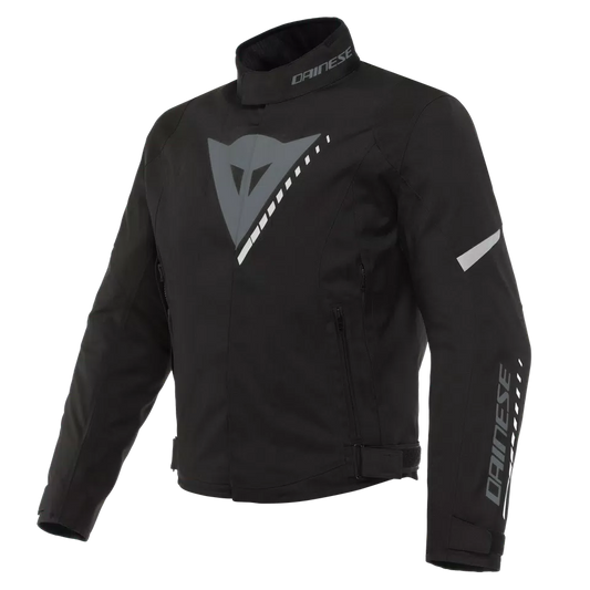 DAINESE VELOCE D DRY BLACK CHARCOAL GRAY WHITE 56 CO:670