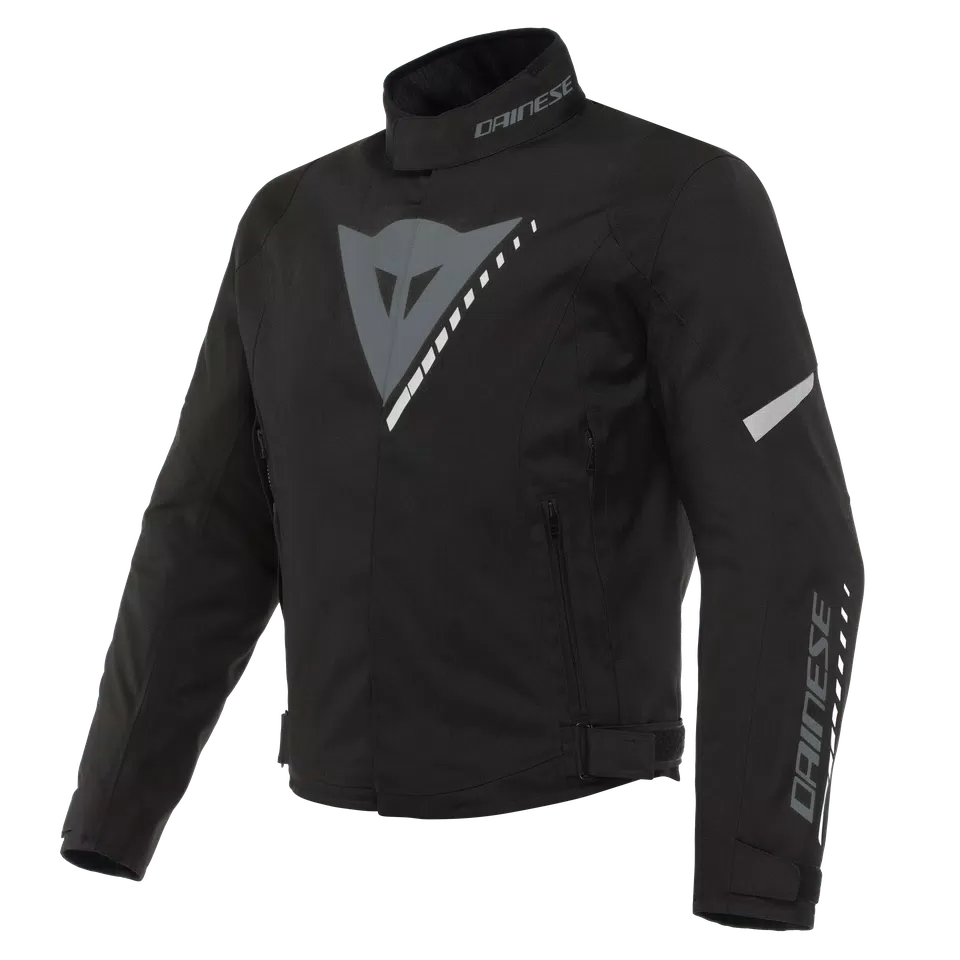 DAINESE VELOCE D DRY BLACK CHARCOAL GRAY WHITE 54 CO:671