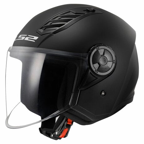 LS2 helmet OF 616 AIRFLOW II - MATT BLACK SOLID CO:2510242