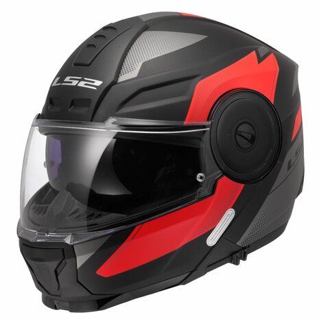 LS2 helmet FF902 SCOPE 2 - DURIA MATT BLACK RED  CO:2510239