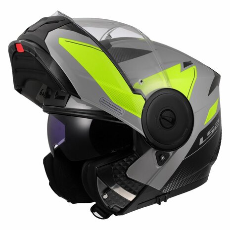 LS2 helmet FF902 SCOPE 2 - DURIA GREY H-VIS YELLOW  CO:2510239
