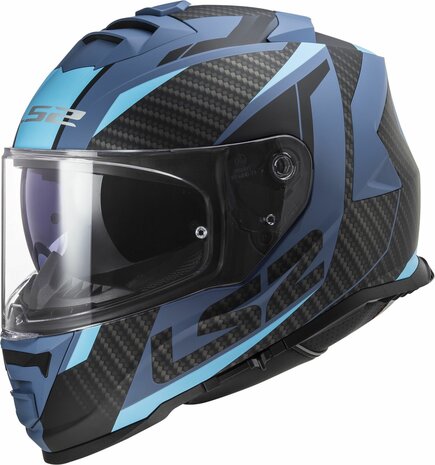 LS2 helmet FF800 STORM 2 - RACER MATT BLUE CO:2510241