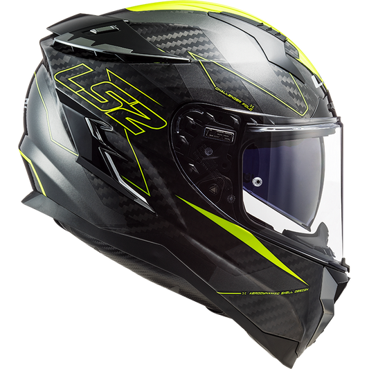 LS2 FF327 CHALLENGER CT2 FOLD GLOSS H-V YELLOW ( 13-40) HELMET CO: 454892