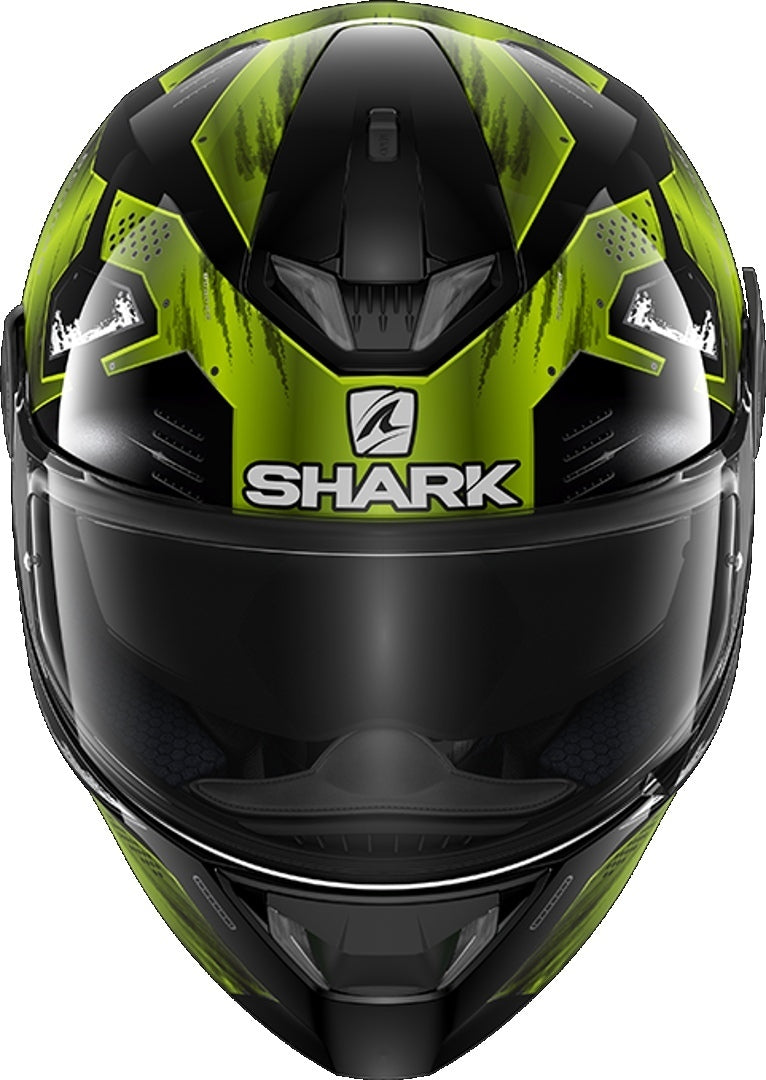 Shark Skwal 2.2 Venger Helmet SIZE L Color: Black/Green CO : 454759