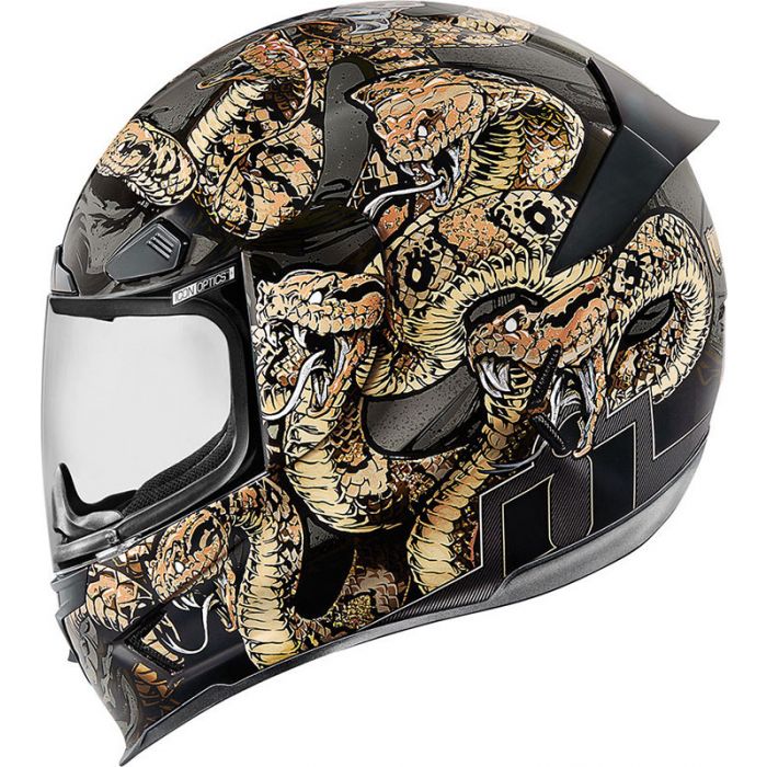 Copy of ICON AIRFRAME PRO COTTONMOUTH FULL FACE HELMET XXXL used co:454721