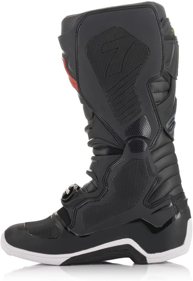 Alpinestars Unisex-Adult Tech 7 Boots Black/Red/Green USED SIZE 10 US - 44.5EUR - 29JP CO :  2510154