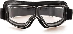 evomosa Motorcycle Goggles PU Leather Sunglasses CO: 455977