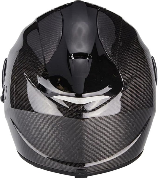 Scorpion EXO-R1 Carbon Air  Black Full Face Helmet clear viser size XL CO : 32016