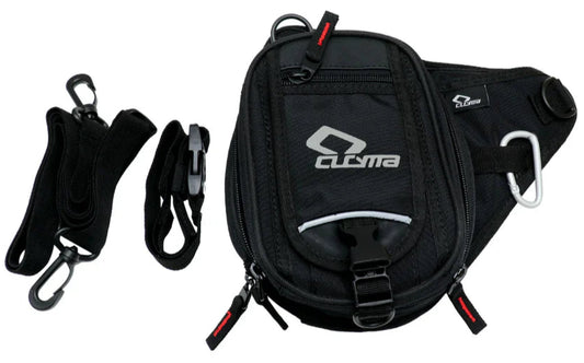 CUCYMA Waterproof Double Zipper Outdoor Cycling Leg Bag Black - EB11229595 CO: 2510204