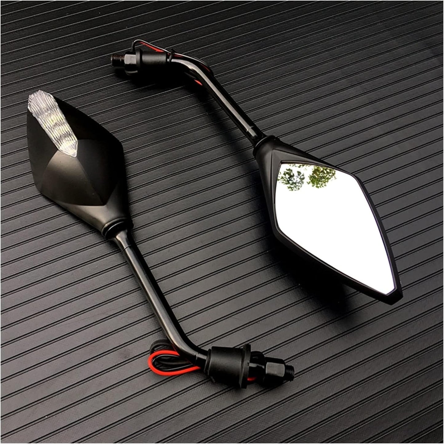 Universal Motorcycle LED Turn Signals Motorcycle Rearview Mirrors CO : 454812