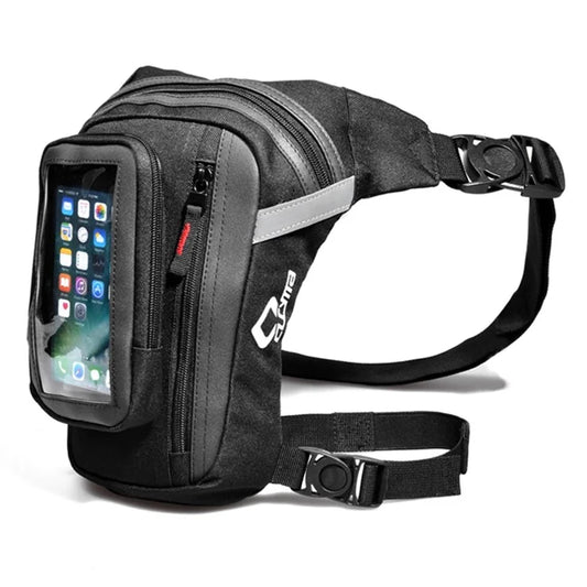 CUCYMA CB-1609 Motorcycle Waist Leg Bag 1680D Oxford Cloth Fanny Pack with Touch Screen Phone Pocket CO: 2510205